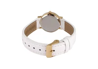 Peugeot Women's Classic 24mm White Watch With Easy to Read Numerals