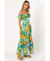 Petal and Pup Women's Harriet Off Shoulder Maxi Dress
