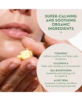 The Organic Skin Co Task Force Nine Calming Cream & Organic Face Moisturizer | Calming Calendula Cream For Sensitive & Irritated Skin | For Men and Wo