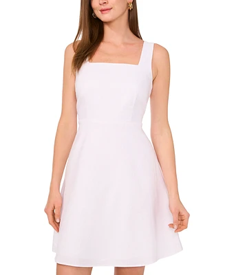 Vince Camuto Women's Square-Neck Linen-Blend Dress