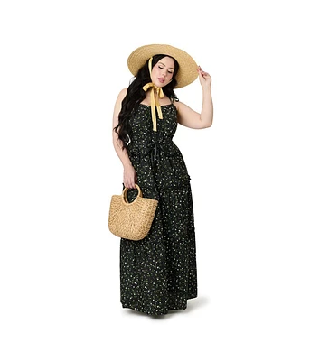 Smak Parlour Plus Tiered Maxi Dress