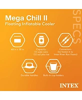 Intex 24' x 52" Ultra Xtr Frame Pool, 2 Floating Loungers and Mega Chill Cooler