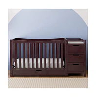 Graco Remi All-in-One Convertible Crib with Drawer and Changer (Espresso)