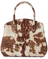 Brahmin Rosetta Melbourne Leather Satchel