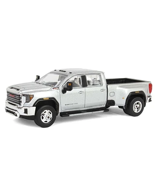 1/64 2022 Gmc Sierra 3500HD Pro Dually, Quicksilver Metallic Diecast Exclusive