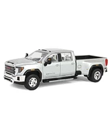 1/64 2022 Gmc Sierra 3500HD Pro Dually, Quicksilver Metallic Diecast Exclusive