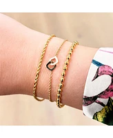 The Lovery Nugget Bead Chain Bracelet 14K Gold
