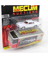 1/64 1974 Pontiac Gto White, Mecum Johnny Lightning Collector Tin