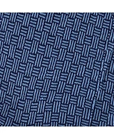 Trafalgar Men's Horatio Cross Hatch Design Mid-Calf Mercerized Cotton Socks