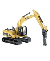 Diecast Masters 1/87 Caterpillar 320D L Hydraulic Excavator with 4 Work Tools