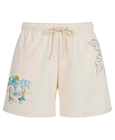 Freeze Max Women's Cream Lilo and Stitch Fleece Club Shorts