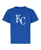Soft As A Grape Big Boys and Girls 2-Pack Royal/Gray Kansas City Royals T-Shirt Set