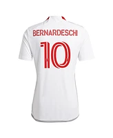 Adidas Men's Federico Bernardeschi White Toronto Fc 2024 Gta Kit Replica Player Jersey