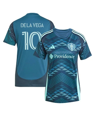 Adidas Women's Pedro de la Vega Blue Seattle Sounders Fc 2025 The Salish Sea Kit Replica Player Jersey