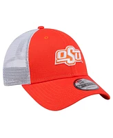 New Era Men's Orange Oklahoma State Cowboys Trucker 9FORTY Adjustable Hat
