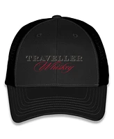Jr Motorsports Official Team Apparel Men's Black Justin Allgaier Traveler Whiskey Sponsor Adjustable Hat