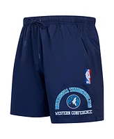 Pro Standard Men's Navy Minnesota Timberwolves Area Code Shorts
