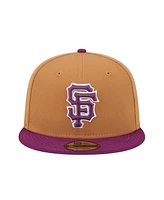 New Era Men's Brown/Purple San Francisco Giants Color Pack Two-Tone 9FIFTY Snapback Hat