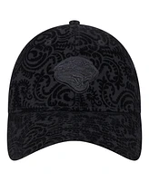 New Era Women's Black Jacksonville Jaguars Throwback Flair 9TWENTY Adjustable Hat