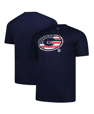 Fanatics Men's Navy Green Bay Packers Big Tall Americana T-Shirt