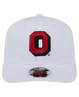 New Era Men's White Ohio State Buckeyes Perform Vault 9SEVENTY Stretch-Snap Hat