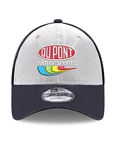 New Era Men's Navy Jeff Gordon DuPont Foam A-Frame 9FORTY Trucker Adjustable Hat