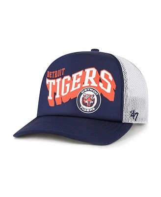'47 Brand Men's Navy Detroit Tigers Meander Foam Trucker Snapback Hat