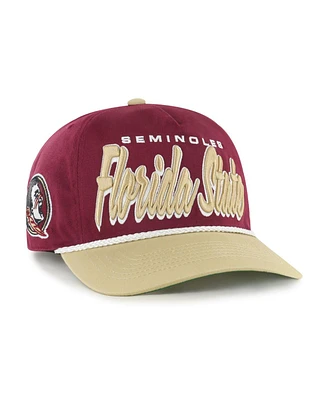 '47 Brand Men's Garnet Florida State Seminoles Drop Shadow Rope Hitch Adjustable Hat