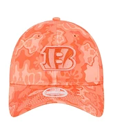 New Era Women's Orange Cincinnati Bengals Trippy 9TWENTY Adjustable Hat
