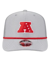 New Era Men's Gray Las Vegas Raiders 2025 Pro Bowl 9SEVENTY Stretch-Snap Hat