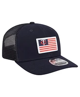 New Era Men's Navy Minnesota Twins Flag 9SEVENTY Stretch-Snap Hat