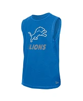 New Era Men's Blue Detroit Lions Leisure Collection Tank Top