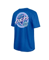 New Era Men's Blue York Knicks Glow-in-the-Dark T-Shirt