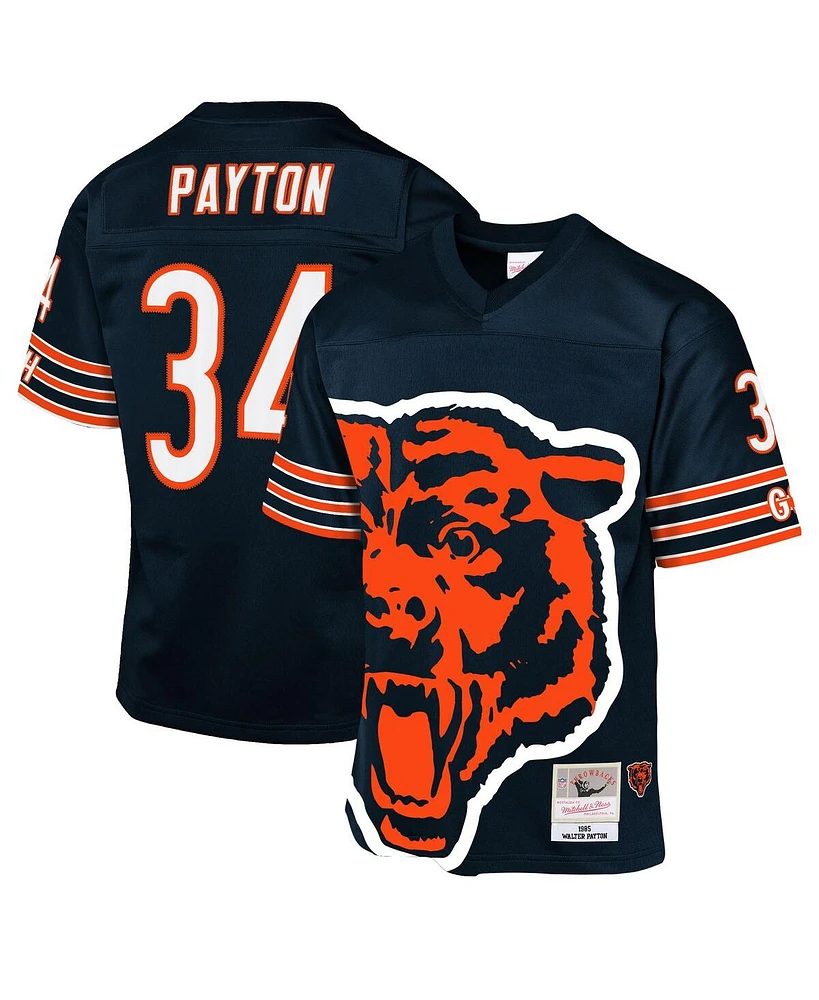 Mitchell & Ness Big Boys and Girls Walter Payton Navy Chicago Bears 1985 Throwback Fashion Jersey