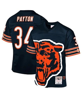 Mitchell & Ness Big Boys and Girls Walter Payton Navy Chicago Bears 1985 Throwback Fashion Jersey