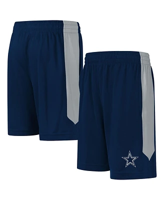 Outerstuff Big Boys and Girls Navy Dallas Cowboys Fashion Shorts