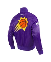 Pro Standard Men's Purple Phoenix Suns 2024/25 City Edition Chenille Satin Full-Snap Jacket