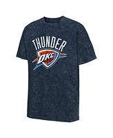 Outerstuff Big Boys and Girls Navy Oklahoma City Thunder Rugged Defense T-Shirt