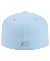 New Era Men's Light Blue Minnesota Twins Color Pack A-Frame 59FIFTY Fitted Hat