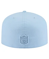 New Era Men's Light Blue Los Angeles Chargers Color Pack A-Frame 59FIFTY Fitted Hat
