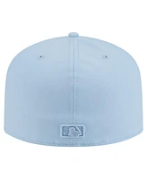 New Era Men's Light Blue Cincinnati Reds Color Pack A-Frame 59FIFTY Fitted Hat