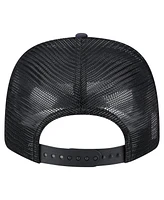 New Era Men's Navy/Black Atlanta Falcons Adventure Drinks Pattern 9SEVENTY Stretch-Snap Hat