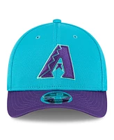 New Era Men's Teal/Purple Arizona Diamondbacks 2025 City Connect Batting Practice M-Crown 9FORTY Adjustable Hat