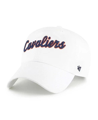 '47 Brand Men's White Virginia Cavaliers Vault Clean Up Adjustable Hat