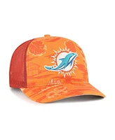 '47 Brand Men's Orange Miami Dolphins Fiji Trucker Adjustable Hat