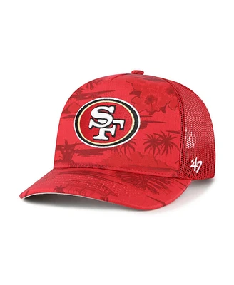 '47 Brand Men's Scarlet San Francisco 49ers Fiji Trucker Adjustable Hat
