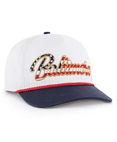 '47 Brand Men's White Baltimore Ravens Patriotic Overhand Hitch Adjustable Hat