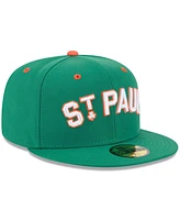 New Era Men's Green St. Paul Saints Theme Nights 59FIFTY Fitted Hat