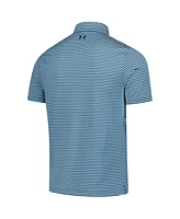 Under Armour Men's Blue the Players Drive Groove Stripe Polo Shirt