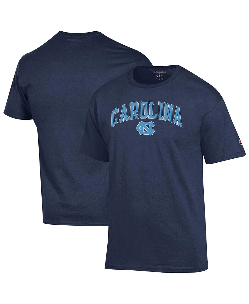 Champion Men's Navy North Carolina Tar Heels Arch Over Logo T-Shirt